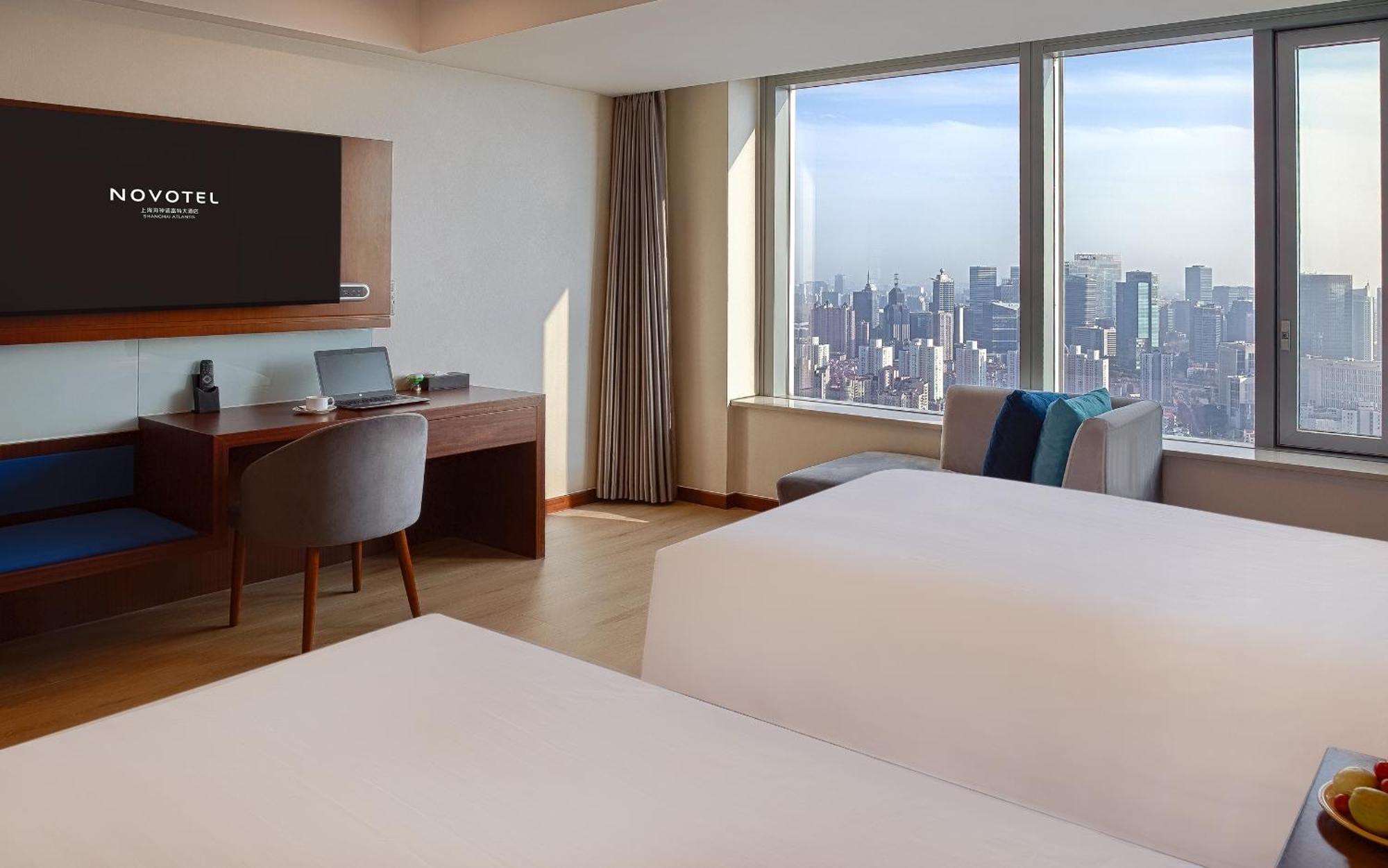 Novotel Atlantis Shanghai - Breakfast In The Clouds With River View In The Revolving Restaurant & 24Hours Free Self-Laundry Zewnętrze zdjęcie