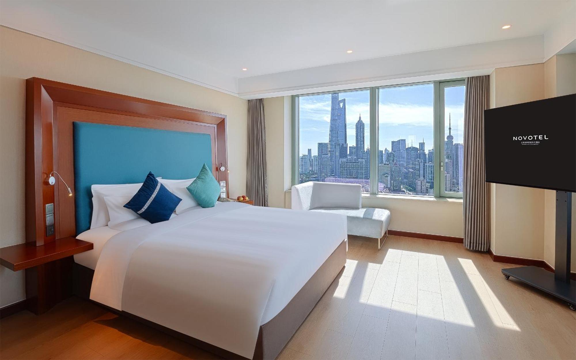 Novotel Atlantis Shanghai - Breakfast In The Clouds With River View In The Revolving Restaurant & 24Hours Free Self-Laundry Zewnętrze zdjęcie
